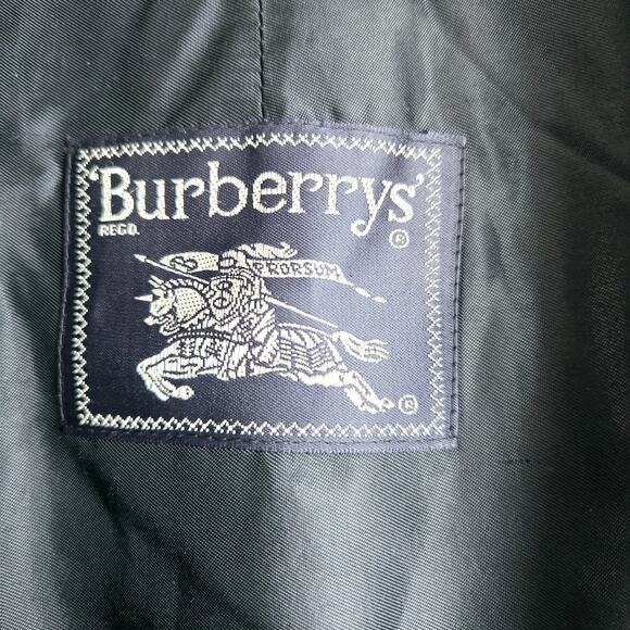 Burberrys Car Coat Size 42 Burberry Khaki NovaCheck Wool Lined Trench Authentic - Picture 3 of 13